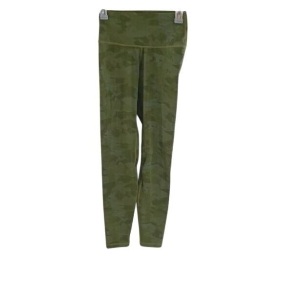 Colorfulkoala Pants - Colorfulkoala Womens S Green Camo High Rise Leggings Yoga Pants Stretch Athletic